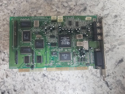 16-Bit ISA Wavetable Sound Card Super Sound32 OPT32W3D OPL3 (OPTi 82C925)