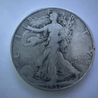 1937 50C Walking Liberty Half Dollar