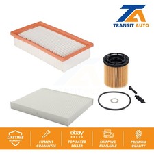 Air Cabin Engine Cartridge Oil Filters (3 Total) Kit For Kia Rio Hyundai Accent