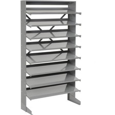 Global Industrial Floor Pick Rack Without Bins 33x12x61