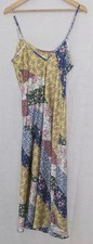 Influence Hotchpotch Mixed Pattern Maxi Dress Size 12 Strappy Multi Sexy Party 