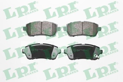 LPR Bremsbelagsatz Scheibenbremse für Ford Fiesta VI 2008-2017 Vorne 05P1464