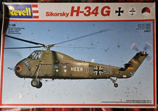 Sikorsky H-34G Helicopter by Revell 1988 | No. 4467 | 1:48 plastic model kit