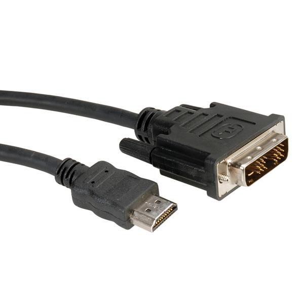 Roline 11.04.5522 Dvi Cable. Dvi 18+1 M -