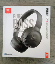 JBL Tune 510BT Pure Bass Bluetooth Wireless On-Ear Headphones Mic Foldable Black