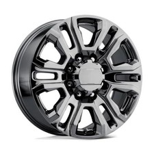 20 Inch 20x8.5 Performance Replicas Pr207 Black Chrome Wheels Rims 8x180 47