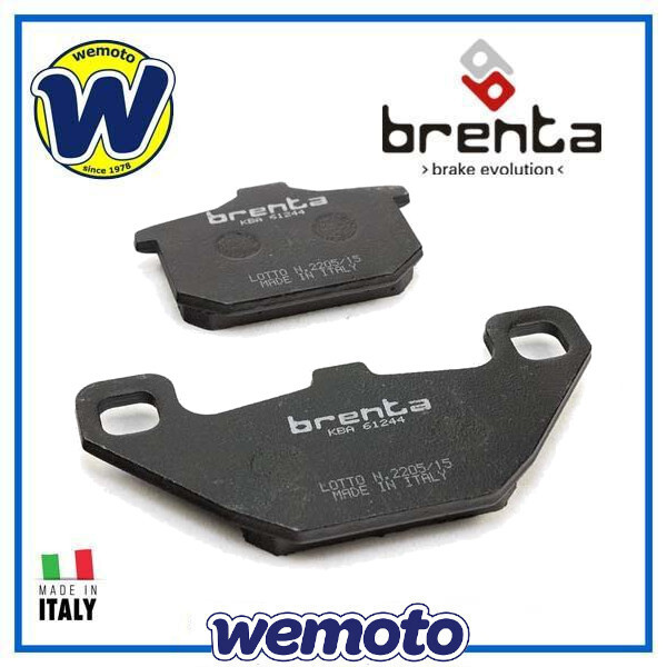 Brenta Organische BremsbeläGe Vorne FüR Kawasaki EL 250 Eliminator 1997-image