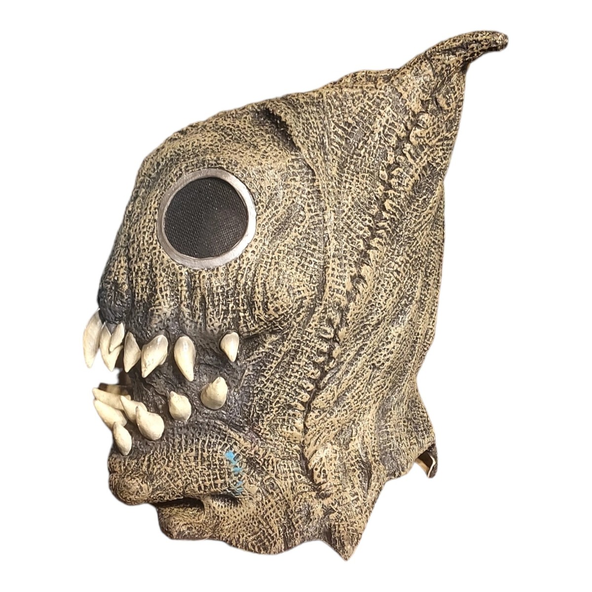Halloween Adult Sack Monster Mask Horror Scarecrow Fangs Ghoulish