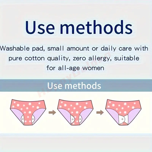 3Pcs 7.87x9.06in Sanitary Graphene Maternity Pads Menstrual Reusable Washable - Picture 13 of 18