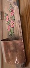 Folky/Funky Home Made Wood / Copper Hanging Planter Or Wall Organizer — photo 2