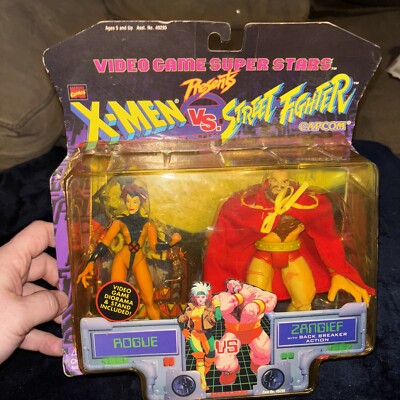 Video Game Superstars X-men VS Street Fighter Gambit Vs. Zangief