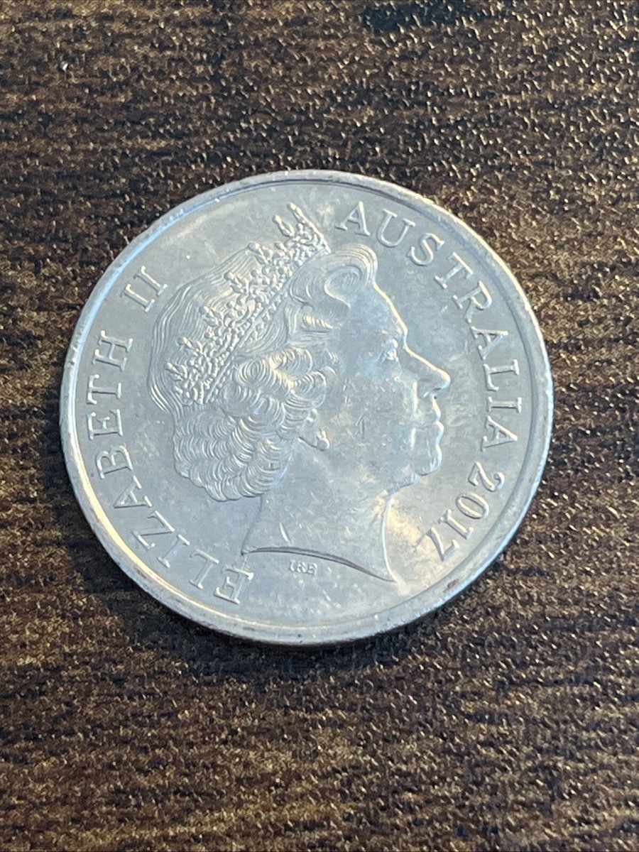 2017 Australia 10 Ten Cents Elizabeth II Superb Lyrebird Actual