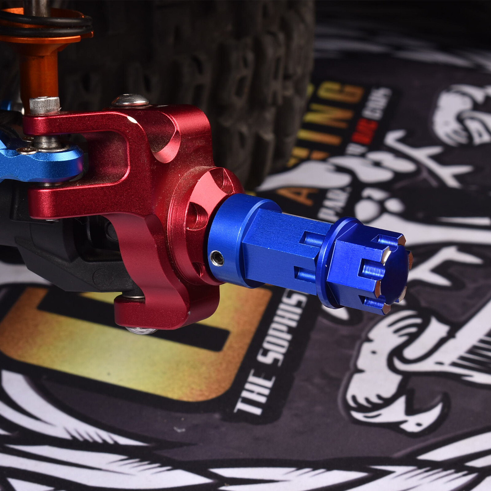 Alloy CNC 7075T6 Wheel Nut + Adapter +20mm Windened for AXIAL 1/6 SCX6 JEEP eBay