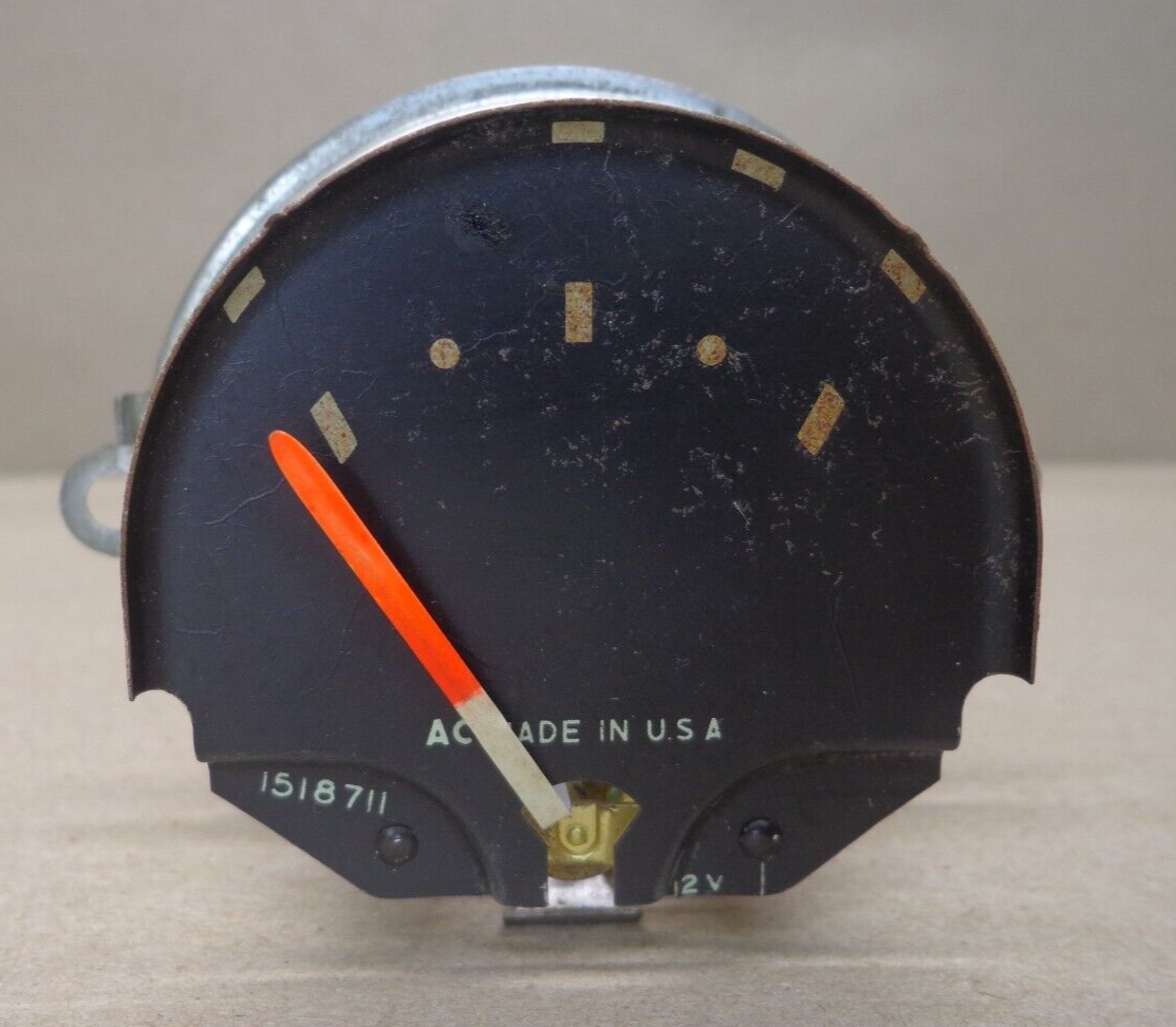57 Chevy Gas Fuel Gauge 1518711 OEM AC Made In USA 150 210 Wagon Nomad
