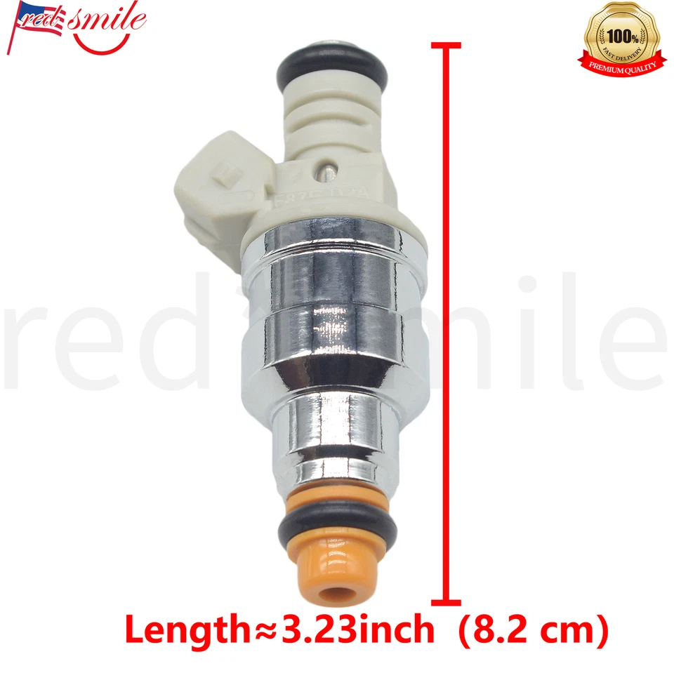 4 piezas inyectores de combustible para Ford Ranger 1998-2001 Mazda B2500 2,5 L 4 orificios F87E-D2A Foto 3 de 4