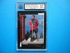 1997/98 UPPER DECK NHL HOCKEY CARD #412 VINCENT LECAVALIER ROOKIE KSA 8.5 NM/MT+