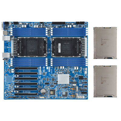 Gigabyte MS73-HB1 Motherboard +2x Intel Xeon Platinum 8468 ES CPU Processor