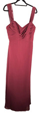 Mother of the bride maroon long dress NWT