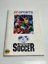 FIFA International Soccer Instruction Manual Sega Genesis Original Booklet