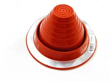 #3 (1/4" to 5") Dektite PIPE FLASHING Red High Temp Silicone Pipe Boot