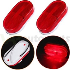 2x Waterproof Truck Rv Red Side Marker Lamp 6 Leds For Truck Trailer 12v 2x Waterproof Truck Rv Red Side Marker Lamp 6 Leds For Truck Trailer 12v