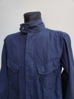 Alpha Industries Navy Field Coat Jacket Army Military M - Main Image