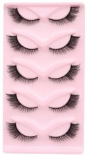 Cat Eye Eyelashes 3D Natural False Lashes 5 Pairs Soft Extension Makeup 1