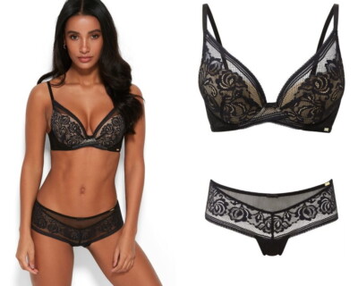 Gossard Encore gepolsterter High Apex BH oder Short schwarz 10 % Rabatt auf UVP