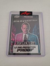 2024 Leaf PAUL BETTANY Black Pre-Production Proof card Pop Century #1/1