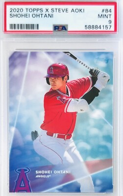 2020 Topps X Steve Aoki Collab Shohei Ohtani #84 Low Pop Limited