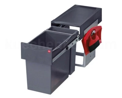 Hailo Abfallsammler 3666711 TA Swing Tandem 24 + 7 Liter mit Kehrset Müllsammler - Bild 1 von 4