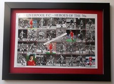 LIVERPOOL HEROES OF THE 70'S FRAMED 19