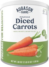 Dehydrated Diced Carrots Can, Emergency Food Supply, Everyday Meals,216 Servings