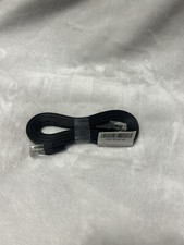 Black Cat5e flat ethernet cable 2 meters