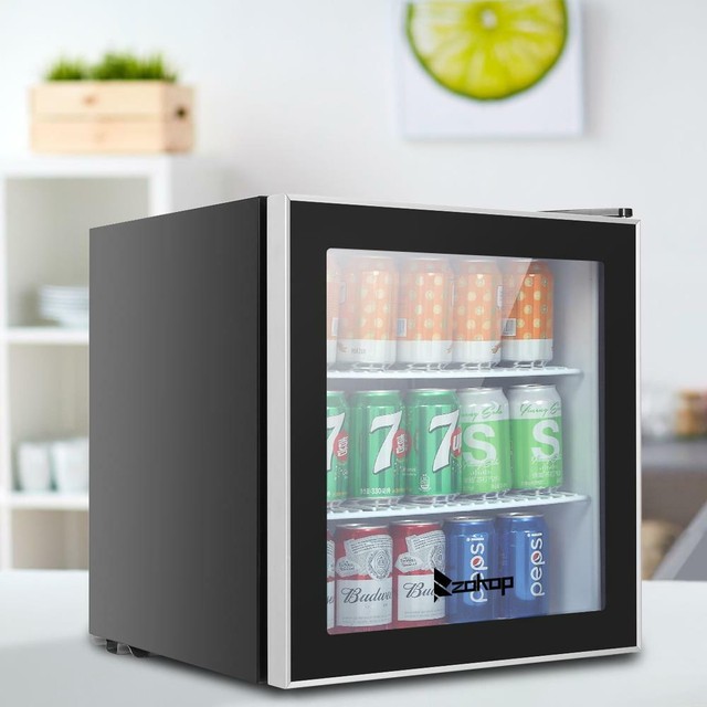 ebay bar fridge glass door