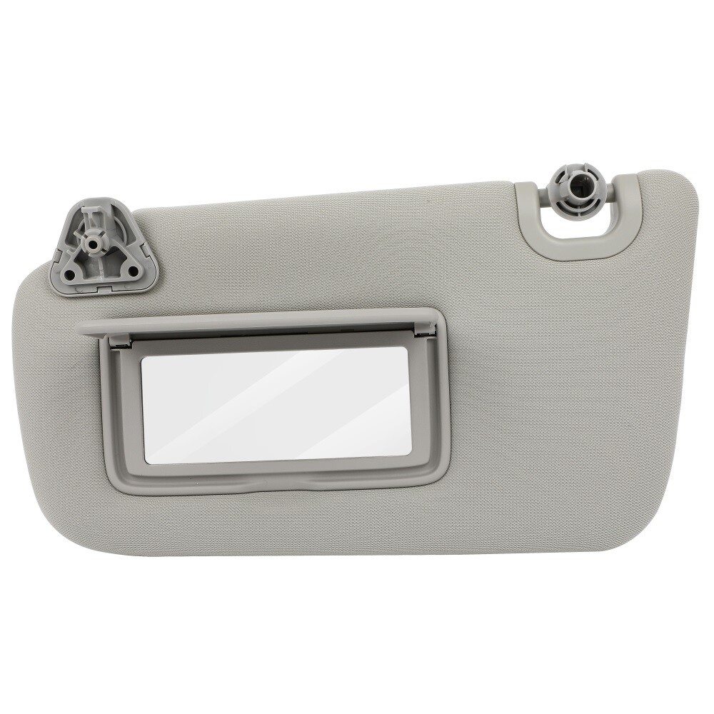 Driver Side Gray Sun Visor Without Sunroof For 2012-2019 Nissan LEAF Sentra