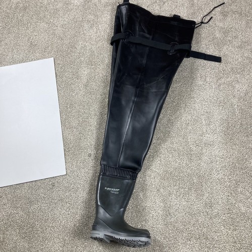 Dunlop Onguard PVC Chest Waders Stahlkappe schwarz W's 8 (M's 6) kommerzielles Angeln - Bild 11 von 11