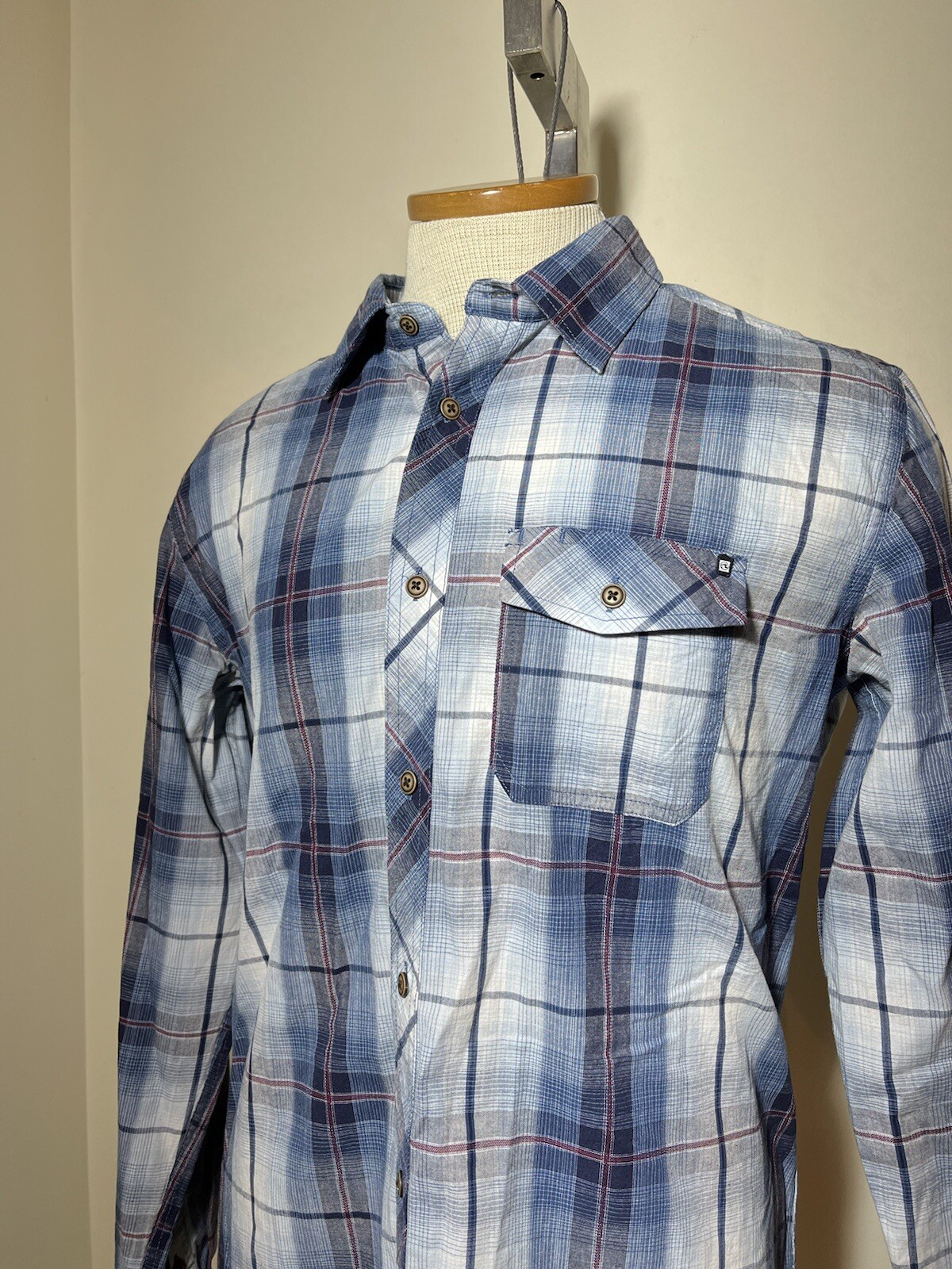 Ocean Current Men's Button Down Size Medium Long … - image 4