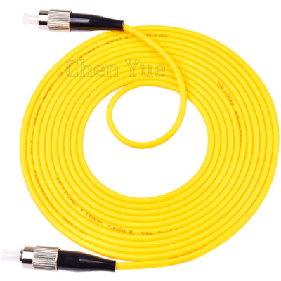 10Pcs 2M FC UPC to FC UPC Simplex 3.0mm PVC Single Mode Fiber Patch Cable Jumper