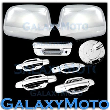 05-12 Chevy Colorado+Canyon Chrome Mirror+4 Door+NO KH+Tailgate Handle+GAS Cover