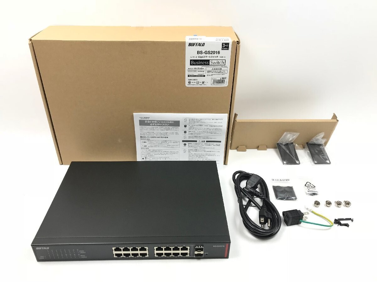 USED BUFFALO BS-GS2016 Layer 2 Giga Smart Switch 16 Port USED BUFFALO BS-GS2016 Layer 2 Giga Smart Switch 16 Port