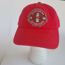Vintage K Brand Products Coke Patch Baseball Red Hat Cap