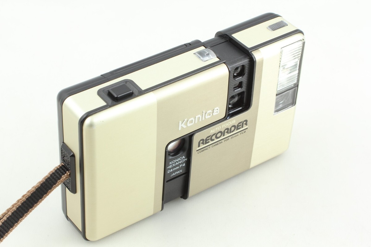 TOP MINT] Konica RECORDER Gold 35mm Half Frame Film Camera
