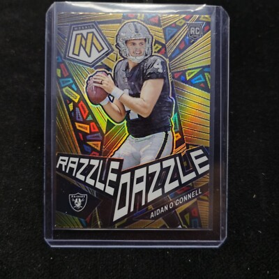 2023 Mosaic Razzle Dazzle Case Hit Aidan O Connell  RC Raiders NM