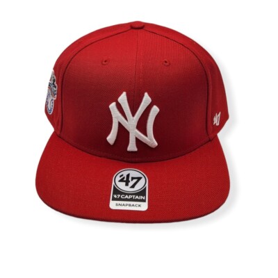 '47 New York Yankees Captain Sure Shot Red White Logo Adjustable ...
