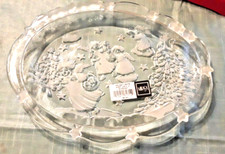 MIKASA "HOLIDAY LIGHTS" FROSTED CRYSTAL ANGELIC PLATTER NEW (OTHER) CHRISTMAS