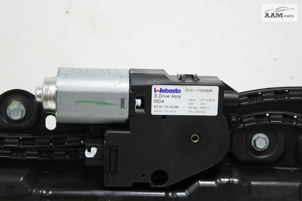 BMW 428i XDRIVE 2015-2016 gran cupé F36 techo techo corredizo con sombra OEM Foto 3 de 4