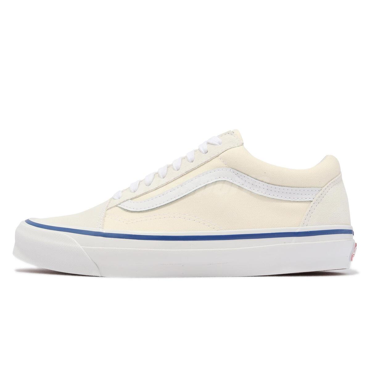 Vans Vault OG Old Skool LX Canvas Ivory White Men Unisex Vans Vault OG Old Skool LX Canvas Ivory White Men Unisex