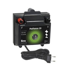 Weidezaungerät PetFence 20 - 230 Volt, Elektrozaungerät für Hundezaun Katzenzaun