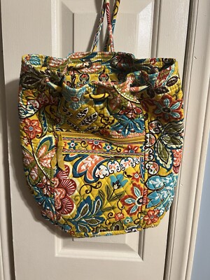 Authentic Vera Bradley Provençal Flower Print Backpack Vera Bradley PROVENCAL Backsack BACKPACK Bookbag BABY Diaper  main image 4